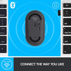 Logitech 910-005743 Pebble Wireless Silent Mouse, Graphite