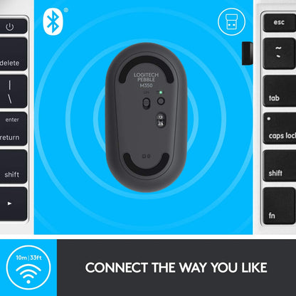 Logitech 910-006517 Pebble Graphite Wireless Silent Mouse