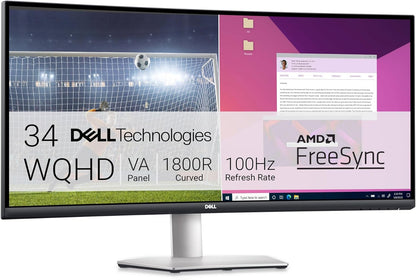 Dell S3423DWC 34-Inch Curved WQHD USB-C Monitor