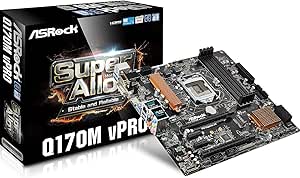 ASRock Q170M VPRO Micro ATX DDR4 Motherboard — main product image