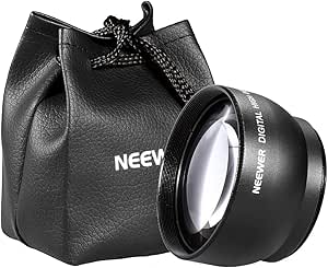 Neewer 10000084 52mm Telephoto Lens: 2x Conversion for Nikon DSLR