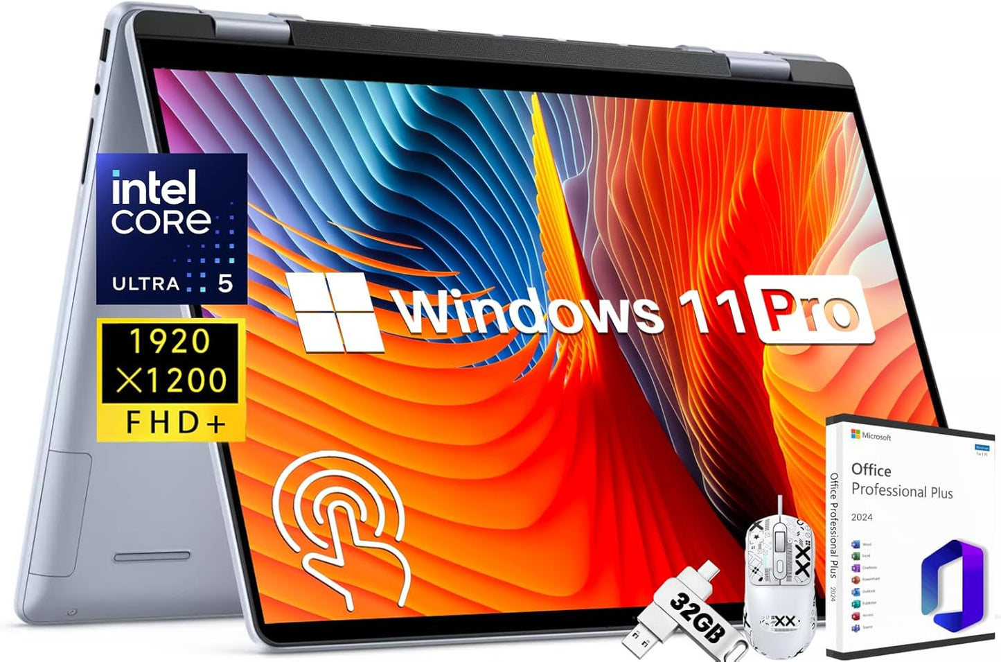 Dell i7640-5359BLU-PUS Inspiron 16 2-in-1 Touch Laptop