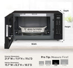 Panasonic NN-SN75LB 1.6 cu.ft Inverter Countertop Microwave