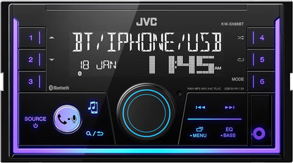 JVC KW-SX88BT Double Din Bluetooth Car Stereo