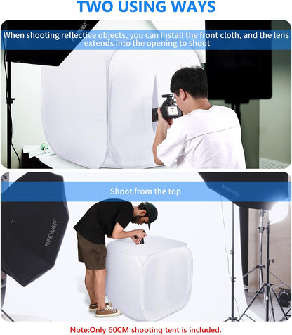Neewer 10071238 24" Photo Studio Light Tent Kit