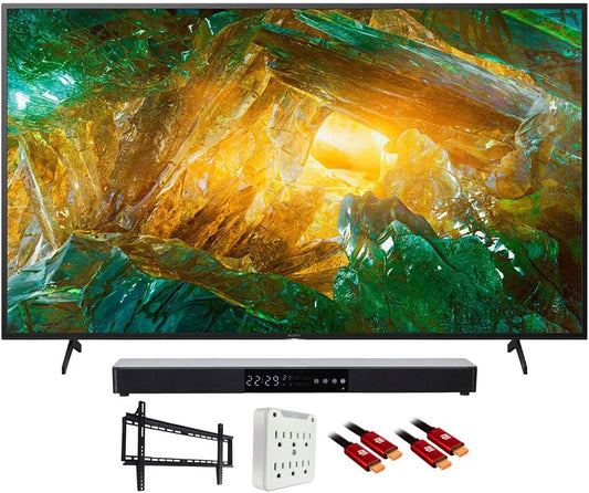 Sony E2SNXBR85X800H 85-Inch 4K TV Soundbar Bundle