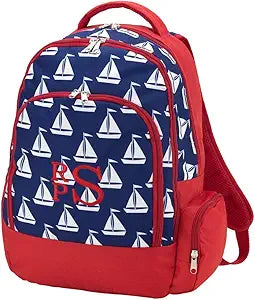 B+W Reinforced Design Water Resistant Backpack - Sail Away