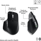 Logitech 920-012592 MX Keys S Combo for Mac - Space Grey