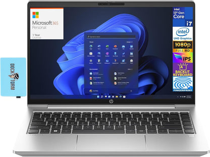 HP Core i7 ProBook 440 G10 Business Laptop Bundle