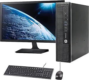 HP EliteDesk 800 G1 USFF i5 16GB 240SSD + 1TB HDD Renewed PC