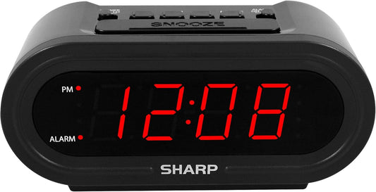 Sharp Accuset Digital Alarm Clock Automatic Time Setting