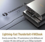 QNAP TBS-h574TX NASbook - Thunderbolt 4, 10GbE, E1.S, i5