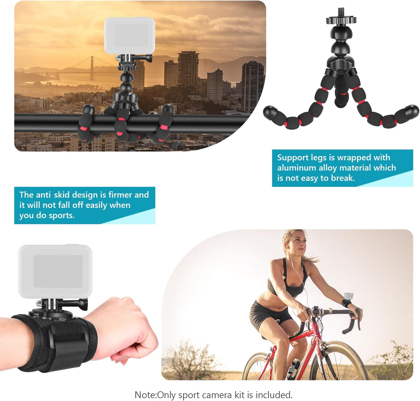 Neewer 10101705 Action Camera Accessory Kit 50-in-1