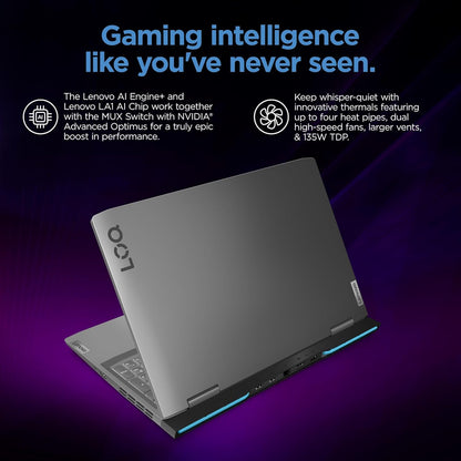 Lenovo 82XV0095US LOQ 15IRH8 RTX 4050 Gaming Laptop, i5, 1TB SSD