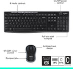 Logitech 920-004536 MK270 Wireless Keyboard Mouse Combo