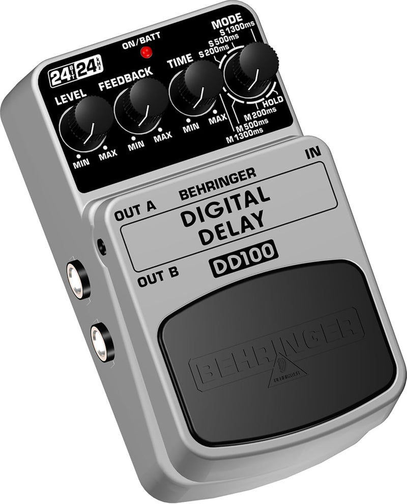 Behringer DD100 Digital Delay Guitar Effects Pedal — main product image