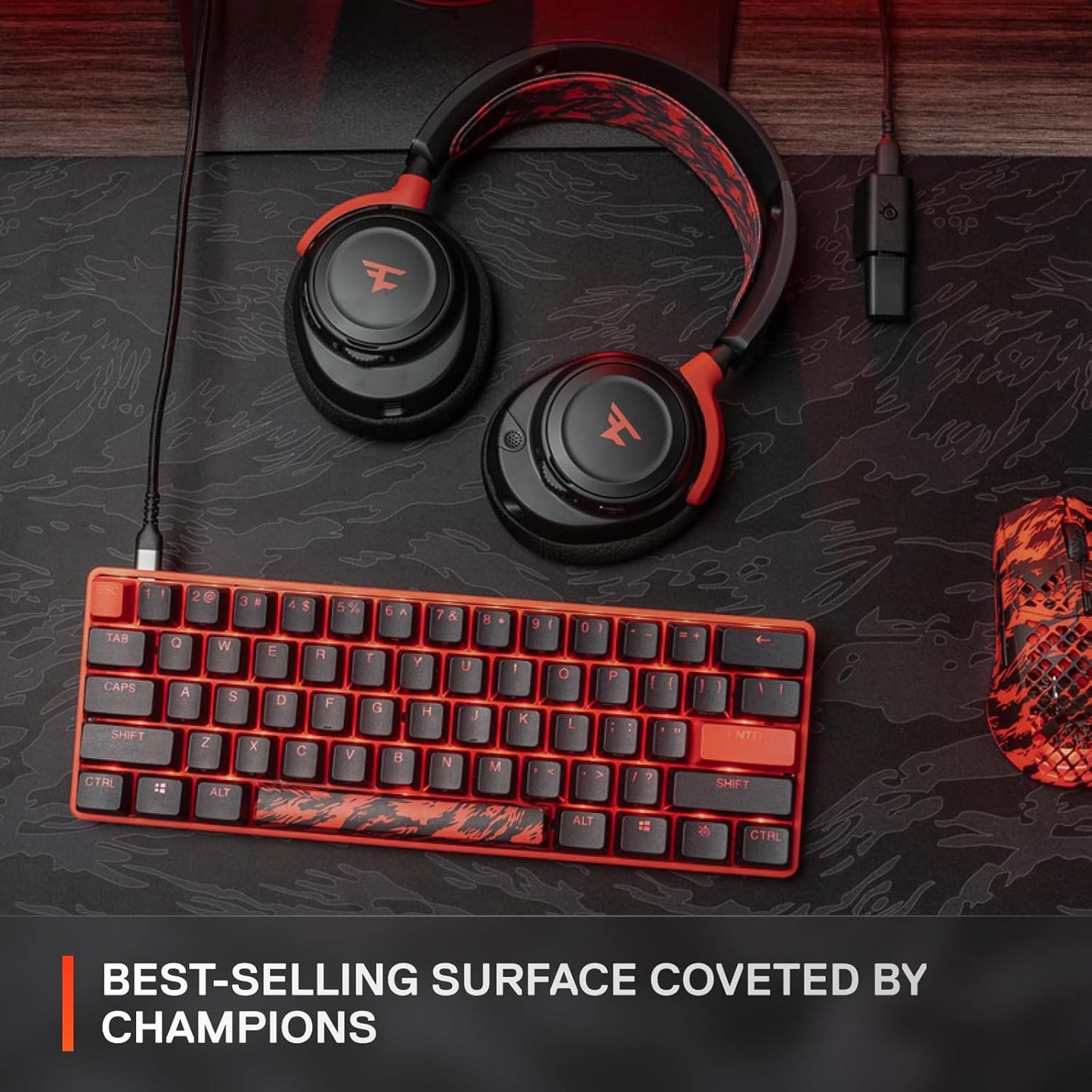 SteelSeries 63428 QcK FaZe Clan Edition Gaming Mousepad XXL