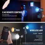 Neewer MS60C RGBWW LED Video Light Bowens Mount