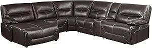Lexicon S189579BRW*6LCRRPW Westby Power Reclining Sectional Sofa