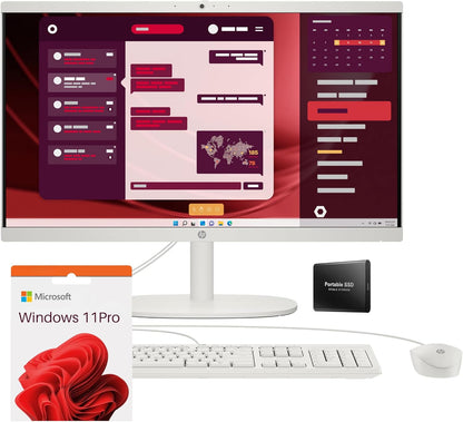 HP 2024 HP AIO 21.5" Desktop 16GB 1.5TB Storage FHD