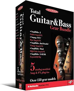 IK Multimedia BOX-TGB-0001 Total Guitar & Bass Gear Software