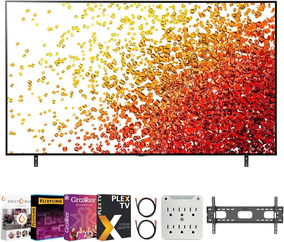 LG E6LG43NANO75UPA 43-Inch 4K NanoCell TV Bundle