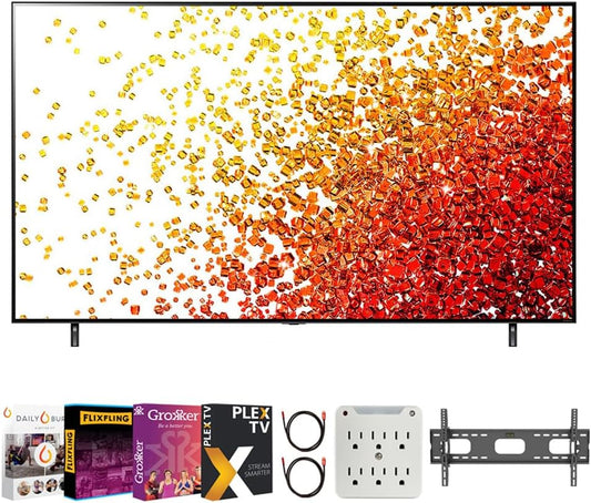 LG E6LG43NANO75UPA 43-Inch 4K NanoCell TV Bundle