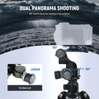Neewer TH15 3-Way Geared Tripod Head Panoramic