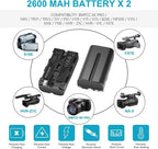 Neewer 10089576 NP-F550 Battery Charger Set (2-Pack)