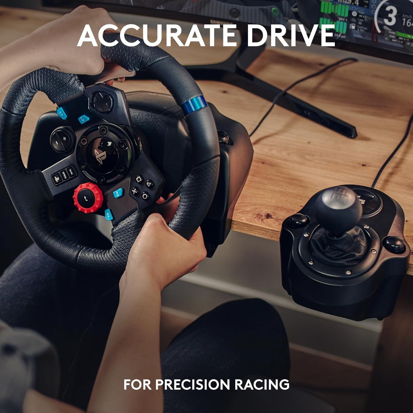 Logitech G29 Racing Wheel & Shifter PS5/PS4/PC