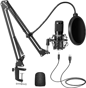 NEEWER NW-8000-USB Microphone Kit with Boom Arm