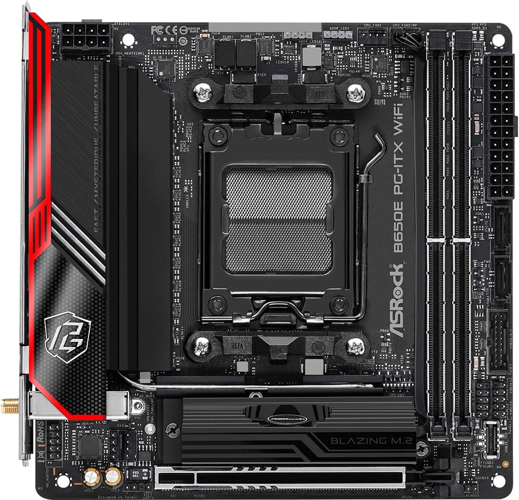 ASRock B650E PG-ITX WIFI AMD Ryzen Mini-ITX Motherboard