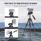 Neewer 10104349 Mini Desk Tripod with Remote