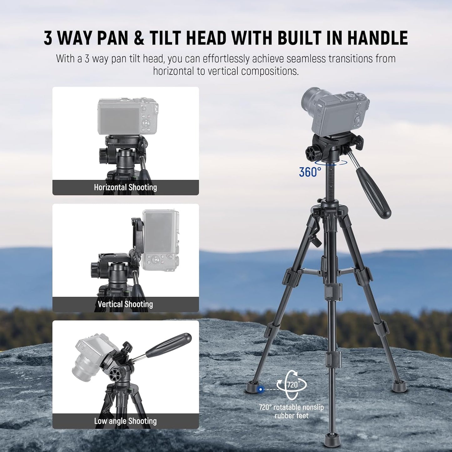 Neewer 10104349 Mini Desk Tripod with Remote