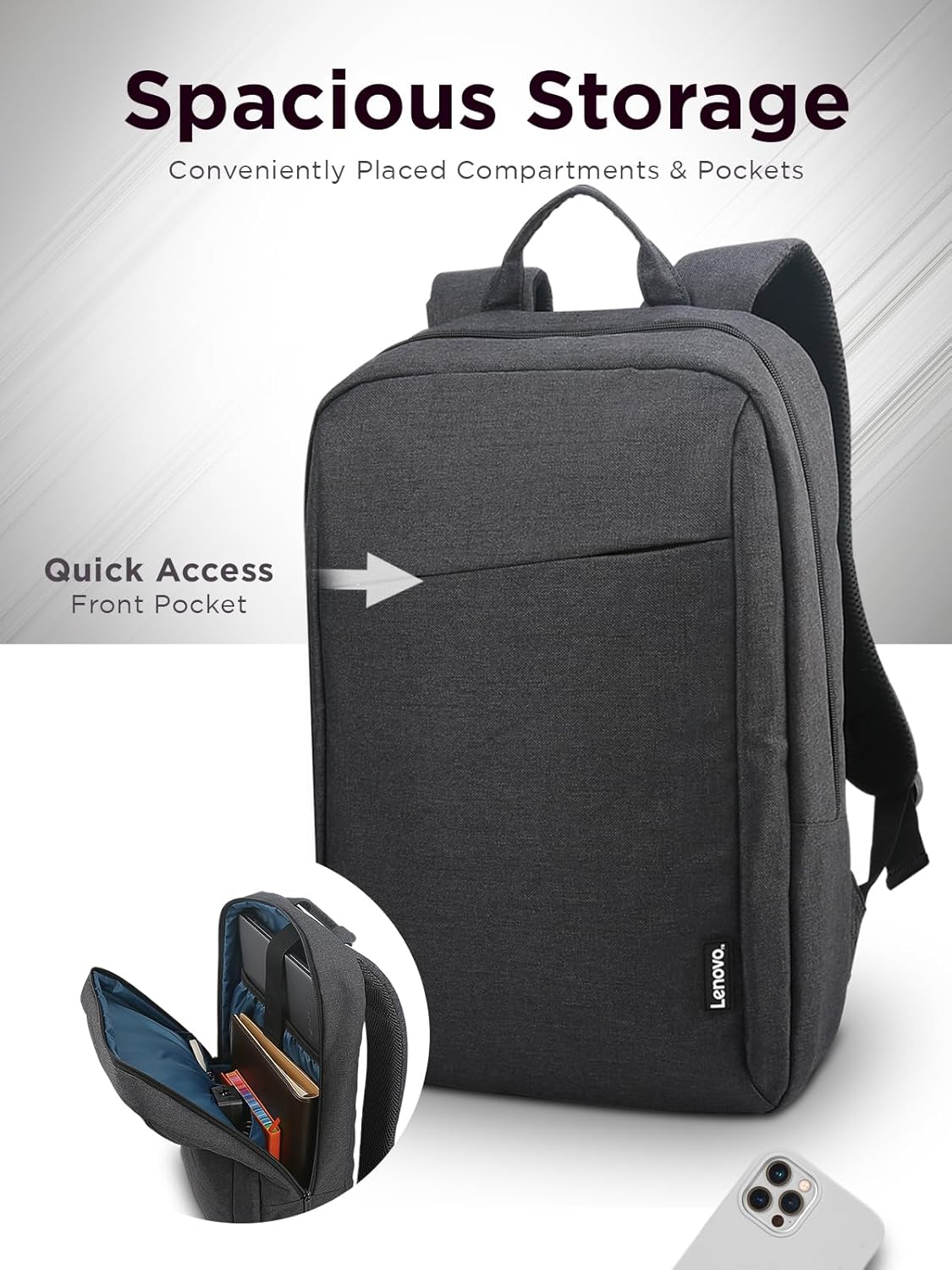 Lenovo GX40Q17225 Laptop Backpack B210 - 15.6" Water-Repellent