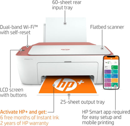 HP 2752e DeskJet Wireless All-in-One Printer