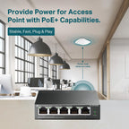 TP-Link TL-SF1005P 5-Port Fast Ethernet PoE+ Switch