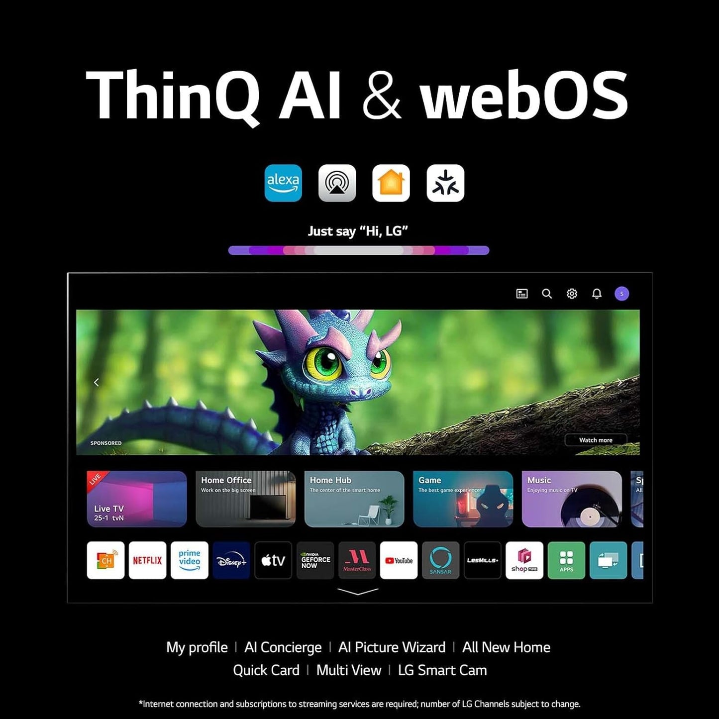 LG OLED55B3PUA 55-Inch B3 Series OLED 4K Smart TV