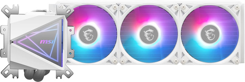 MSI MAG CoreLiquid I360 White AIO ARGB CPU Cooler — main product image