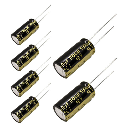 Panasonic FM Series Capacitors 16V 1000uf Low Impedance (6pcs)