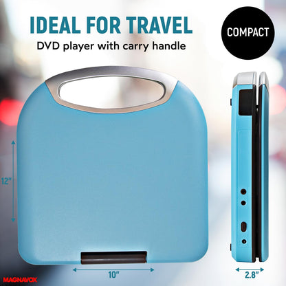Magnavox MTFT750-BL 7-Inch Portable DVD Player Blue