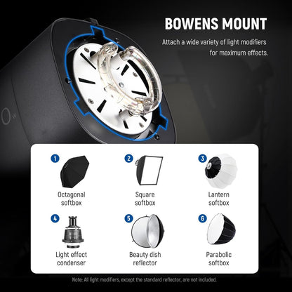 NEEWER S101-400W Studio Strobe Flash with Bowens Mount