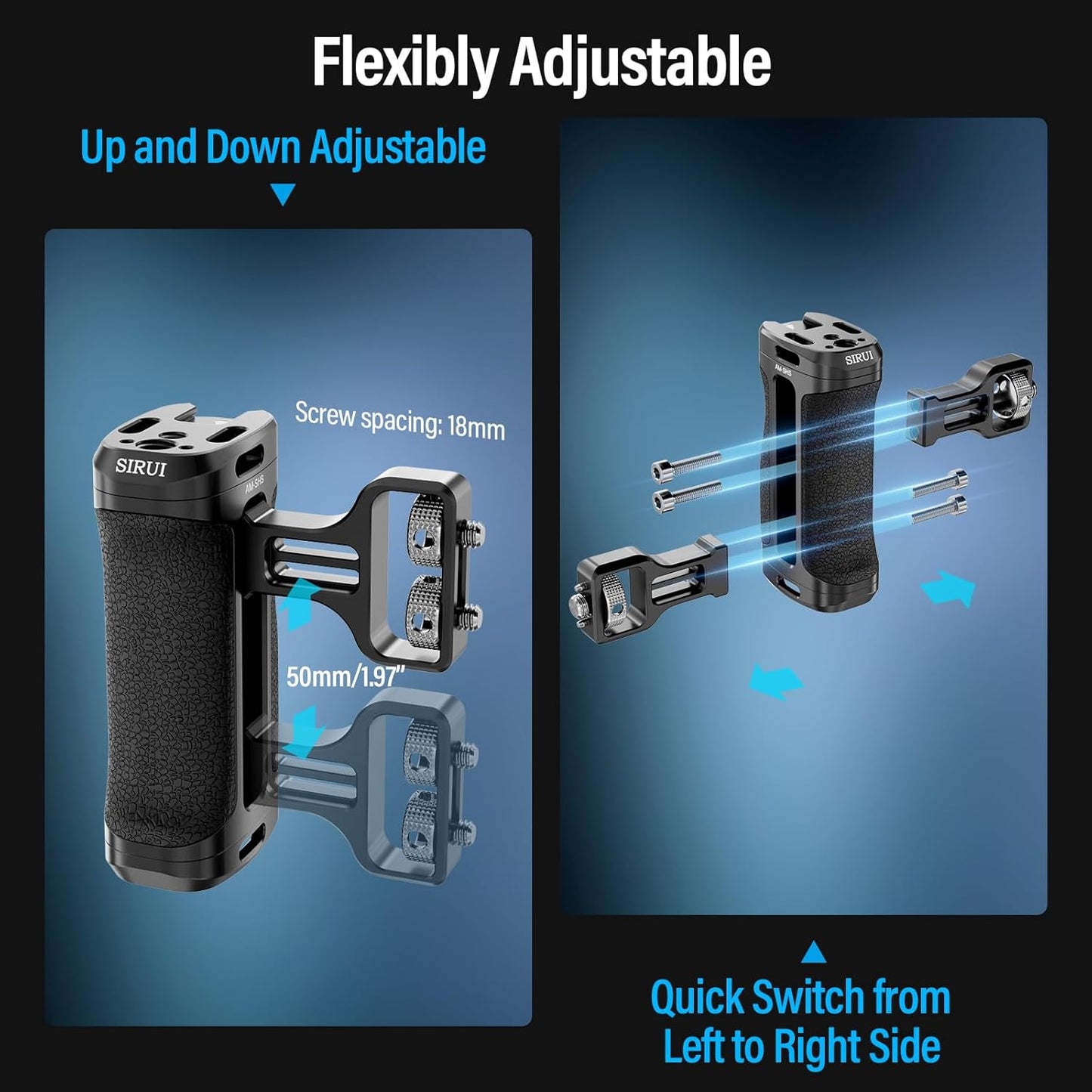 Sirui AM-SHS Adjustable Side Handle with ARRI Mount