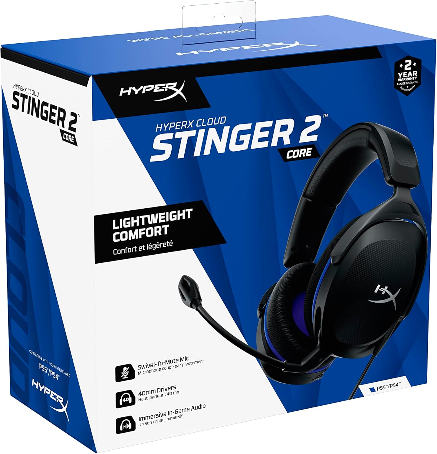 HyperX 6H9B6AA Cloud Stinger 2 Core PS Gaming Headset