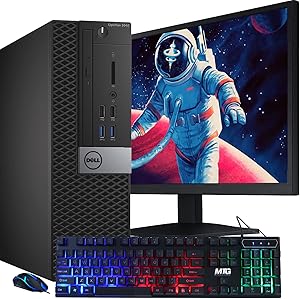 Dell Optiplex 3040 i5 16GB 1TB HDD New 22" LED Monitor (Renewed)