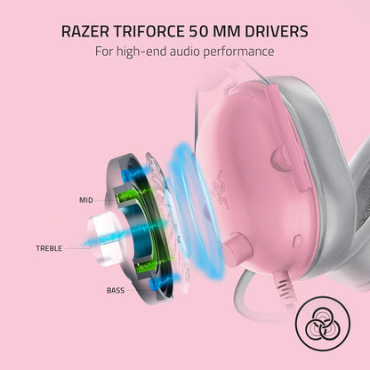 Razer RZ04-03240800 BlackShark V2 X Gaming Headset Quartz