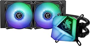 MSI MAG CoreLiquid C240 EVA e-Project AIO RGB CPU Cooler — main product image