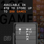 Western Digital WDBA3P0080HBK-NESN WD_Black 8TB D10 Game Drive (Renewed)