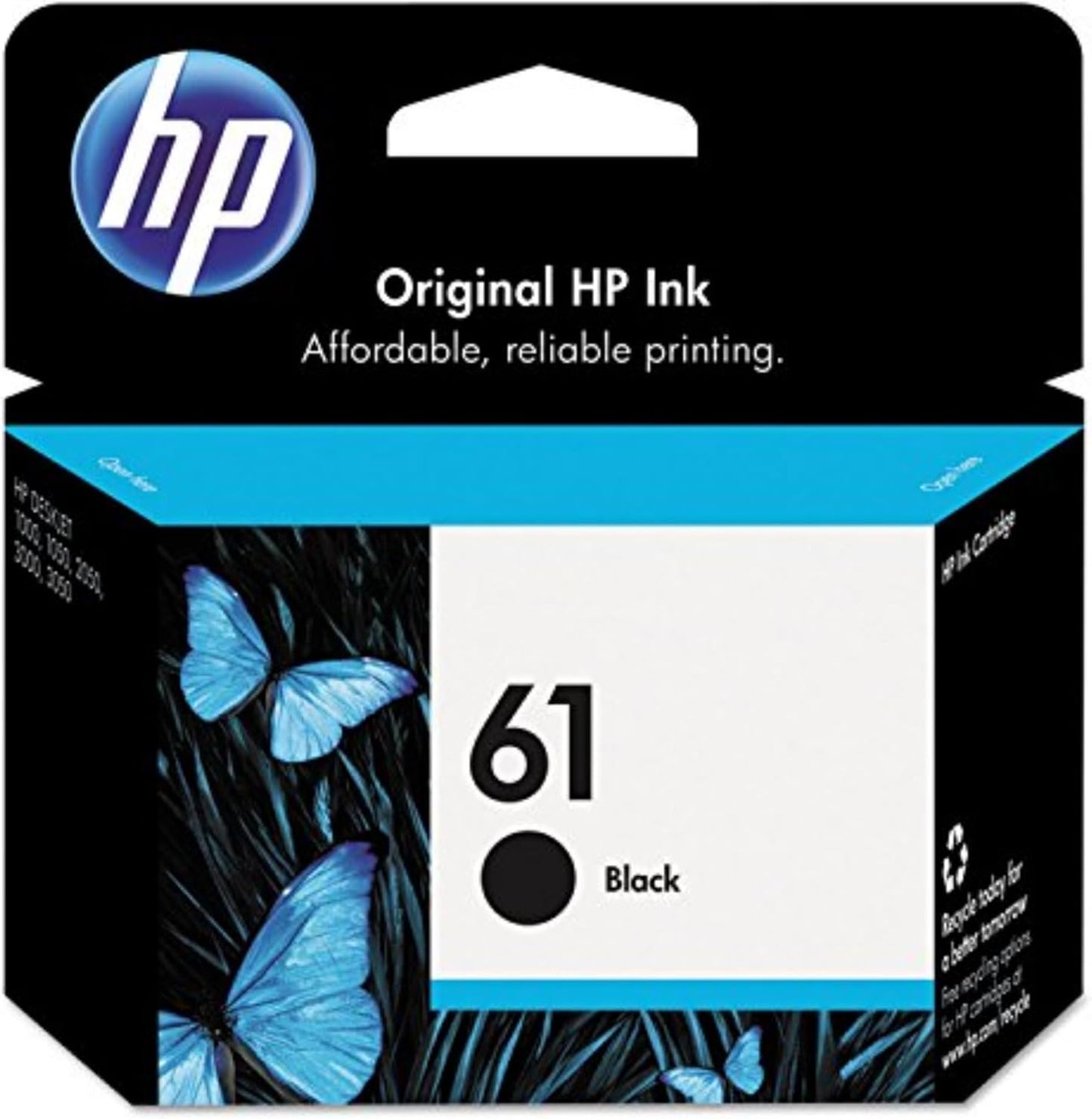 HP CH561WN 61 Black Ink Cartridge for DeskJet/ENVY/OfficeJet