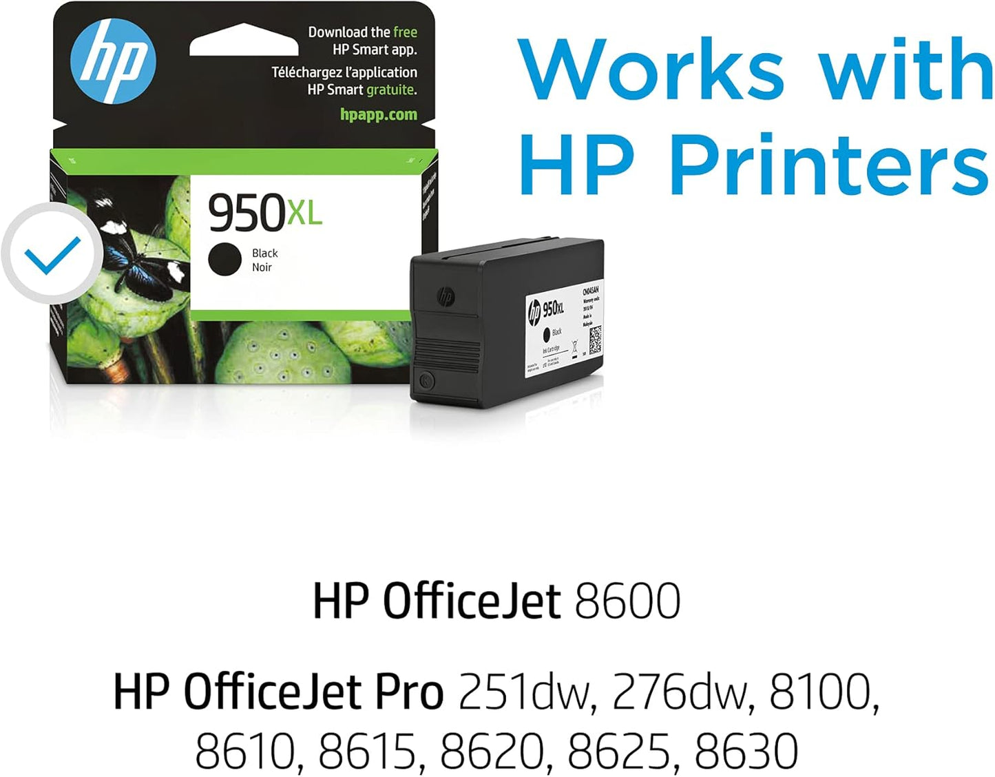 HP CN045AN#140 950XL Black High-yield Ink Cartridge